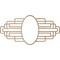 Ekena Millwork Elizabeth Wood Fretwork Pierced Ceiling Medallion, Red Oak, 38"W x 19"H x 10 1/2"IW x 18"IH x 3/8"T CMWP38X19X0375EBRO - alternate 2